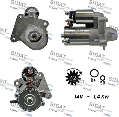 Sidat S12VS0013A2 - Starter www.molydon.hr