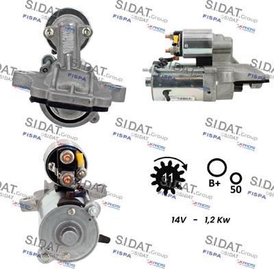 Sidat S12VS0803A2 - Starter www.molydon.hr