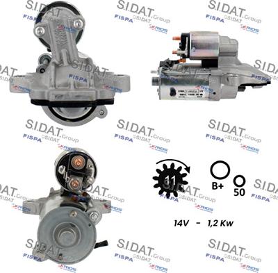 Sidat S12VS0803 - Starter www.molydon.hr