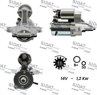 Sidat S12VS0283A2 - Starter www.molydon.hr