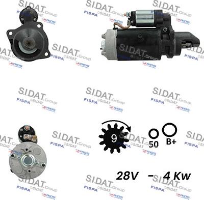 Sidat S24BH0055A2 - Starter www.molydon.hr