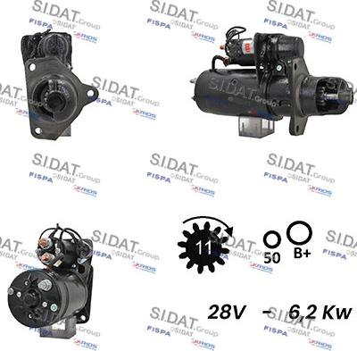 Sidat S24BH0056A2 - Starter www.molydon.hr