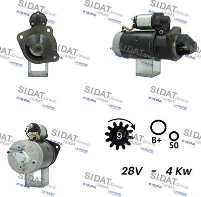 Sidat S24BH0053A2 - Starter www.molydon.hr