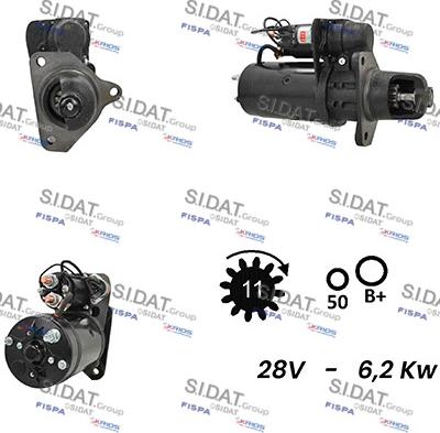 Sidat S24BH0057A2 - Starter www.molydon.hr