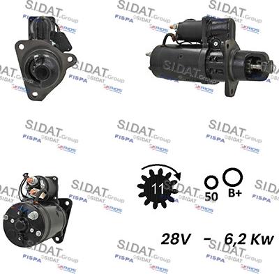 Sidat S24BH0065A2 - Starter www.molydon.hr