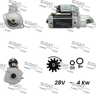 Sidat S24BH0062A2 - Starter www.molydon.hr