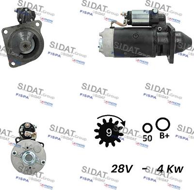 Sidat S24BH0037A2 - Starter www.molydon.hr