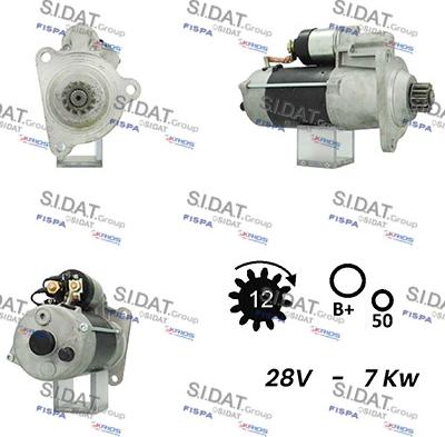 Sidat S24BH0071A2 - Starter www.molydon.hr