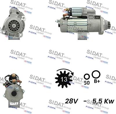 Sidat S24BH0078A2 - Starter www.molydon.hr