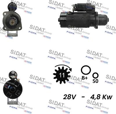 Sidat S24BH0152A2 - Starter www.molydon.hr