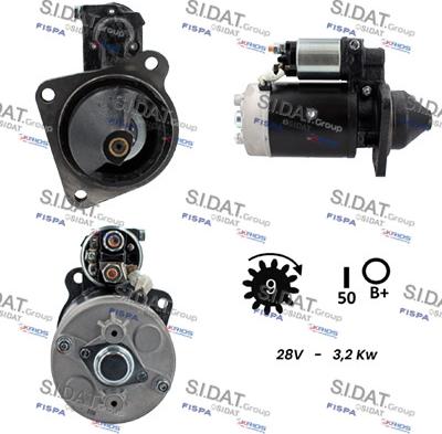 Sidat S24BH0157A2 - Starter www.molydon.hr