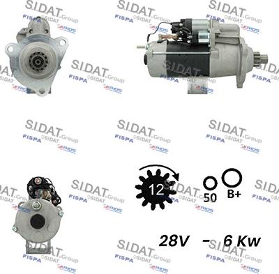 Sidat S24BH0106A2 - Starter www.molydon.hr