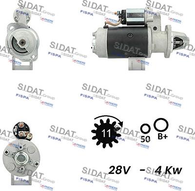 Sidat S24BH0100A2 - Starter www.molydon.hr