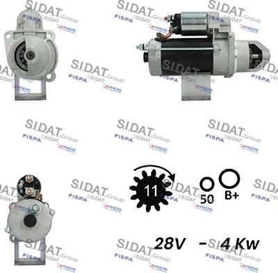 Sidat S24BH0107A2 - Starter www.molydon.hr