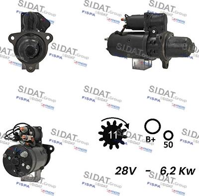 Sidat S24BH0113A2 - Starter www.molydon.hr