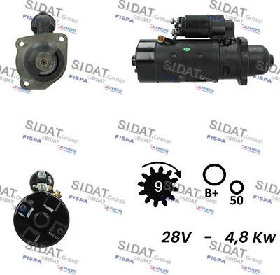 Sidat S24BH0130A2 - Starter www.molydon.hr