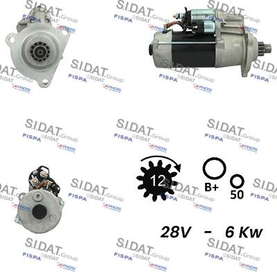 Sidat S24BH0124 - Starter www.molydon.hr