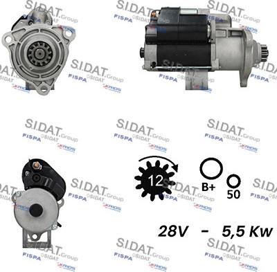 Sidat S24BH0126A2 - Starter www.molydon.hr