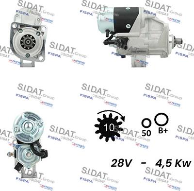 Sidat S24DE0093A2 - Starter www.molydon.hr