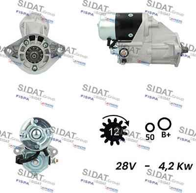 Sidat S24DE0142A2 - Starter www.molydon.hr