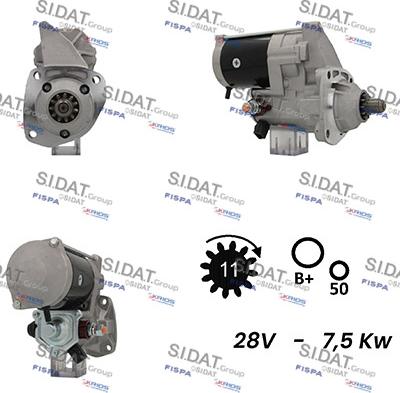 Sidat S24DE0136A2 - Starter www.molydon.hr