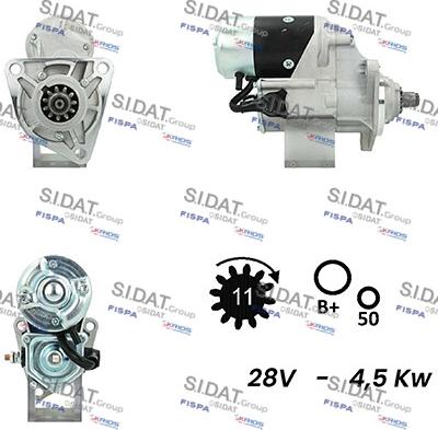 Sidat S24DE0133A2 - Starter www.molydon.hr