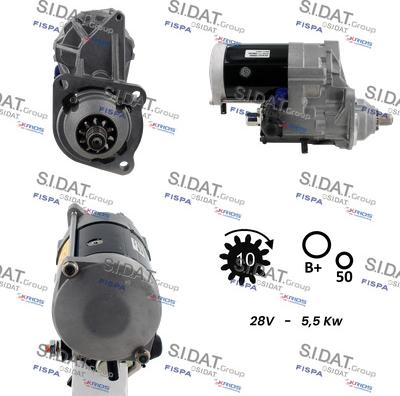 Sidat S24DE0129 - Starter www.molydon.hr