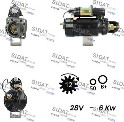 Sidat S24DR0090A2 - Starter www.molydon.hr