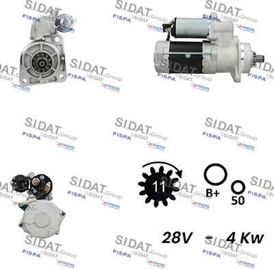 Sidat S24DR0070A2 - Starter www.molydon.hr