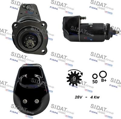 Sidat S24LU0161 - Starter www.molydon.hr