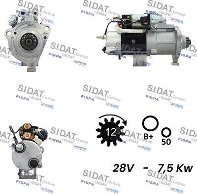 Sidat S24MH0022A2 - Starter www.molydon.hr