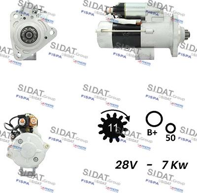 Sidat S24MH0074A2 - Starter www.molydon.hr