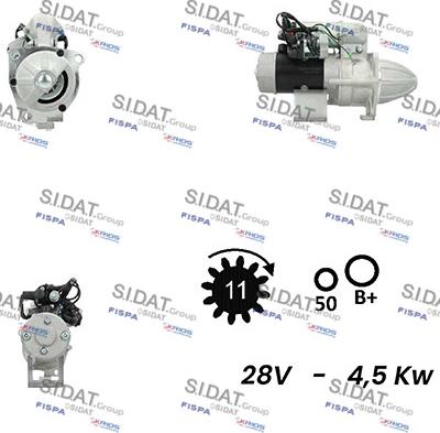 Sidat S24NK0014A2 - Starter www.molydon.hr