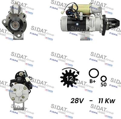 Sidat S24NK0012A2 - Starter www.molydon.hr