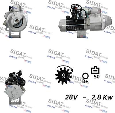 Sidat S24NK0028A2 - Starter www.molydon.hr