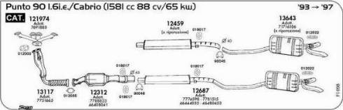 Sigam 012035 - Brtva, Ispušna Cijev www.molydon.hr