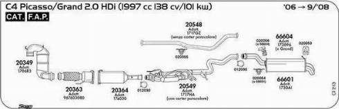 Sigam 020055 - Držač, Ispušni sistem www.molydon.hr