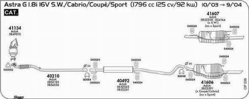 Sigam 050005 - Brtva, Ispušna Cijev www.molydon.hr