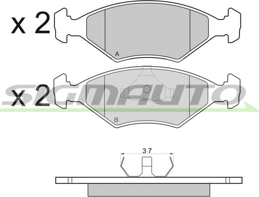 HELLA T1417 - Komplet Pločica, disk-kočnica www.molydon.hr