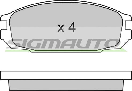 FIT FP2104 - Komplet Pločica, disk-kočnica www.molydon.hr