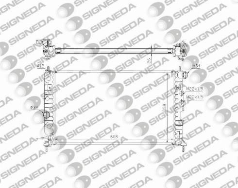 Signeda RA630121 - Hladnjak, hladjenje motora www.molydon.hr