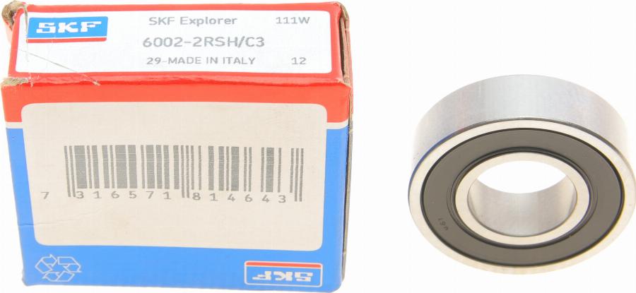 SKF 6002-2RSH/C3 - Ležaj www.molydon.hr