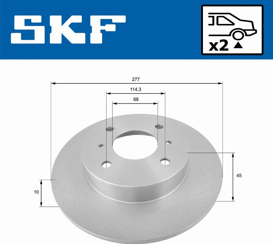 SKF VKBD 90967 S2 - Kočioni disk www.molydon.hr