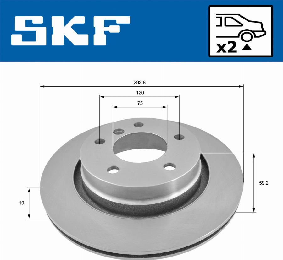 SKF VKBD 90447 V2 - Kočioni disk www.molydon.hr