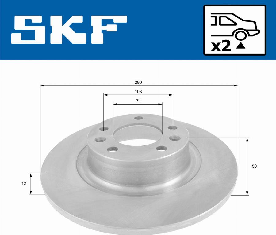 SKF VKBD 90431 S2 - Kočioni disk www.molydon.hr