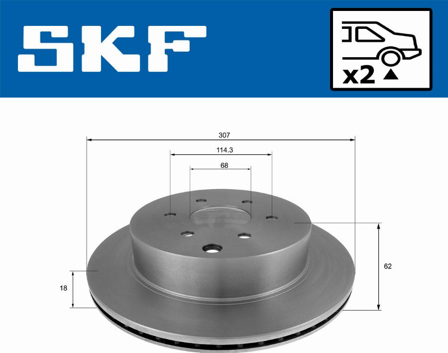 SKF VKBD 90426 V2 - Kočioni disk www.molydon.hr