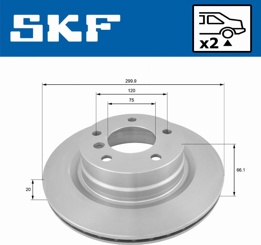 SKF VKBD 90031 V2 - Kočioni disk www.molydon.hr