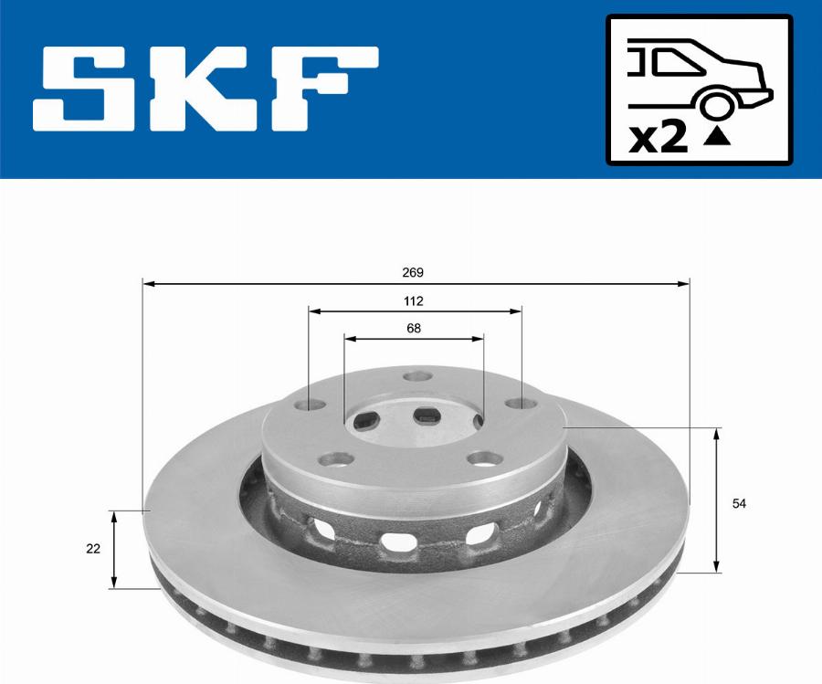 SKF VKBD 90832 V2 - Kočioni disk www.molydon.hr