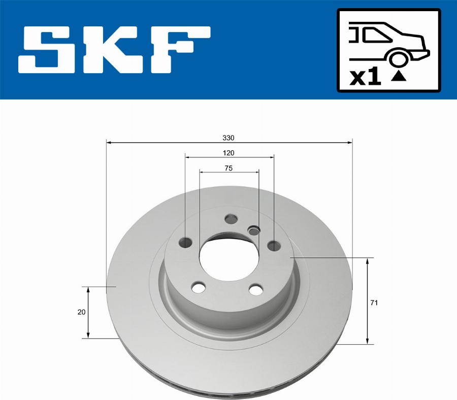 SKF VKBD 90200 V1 - Kočioni disk www.molydon.hr