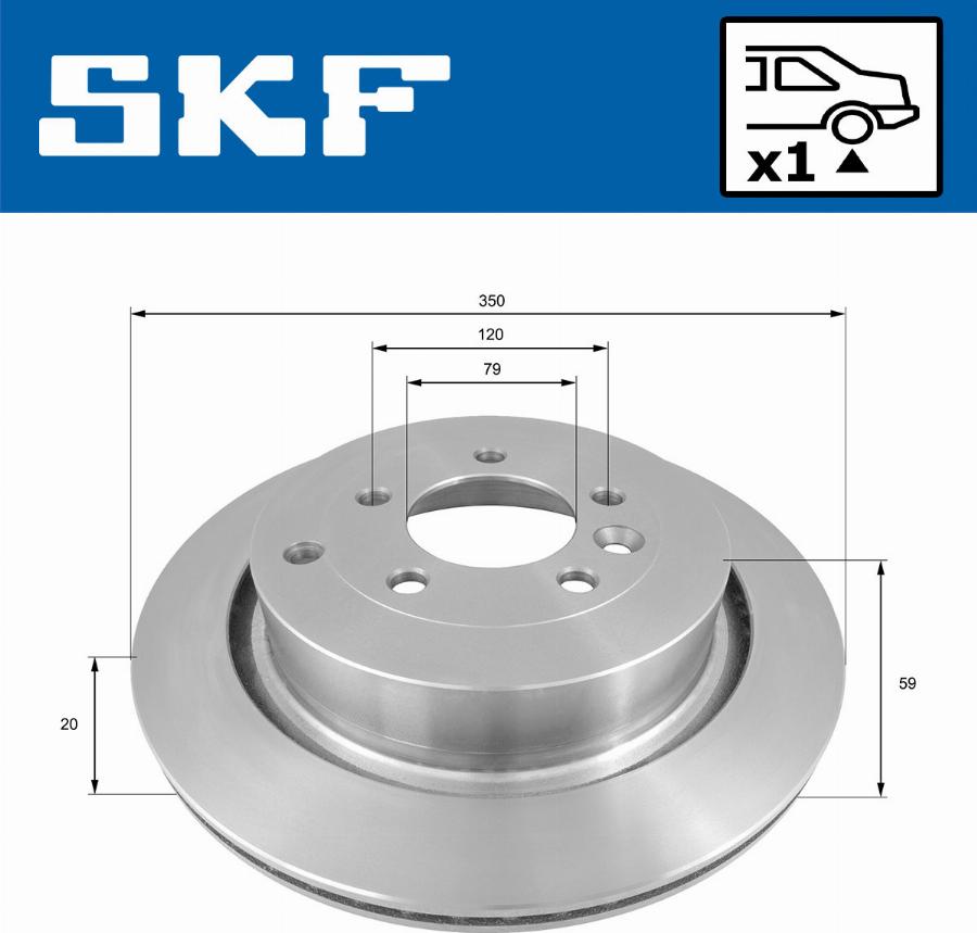 SKF VKBD 90233 V1 - Kočioni disk www.molydon.hr